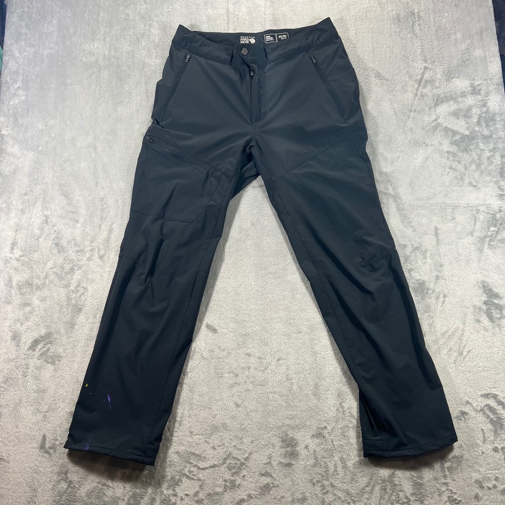 MOUNTAIN HARDWEAR Chockstone Hiking Pants Mens 33x30 Black Technical Pant